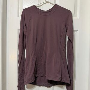 Lululemon athletica runderful long sleeve size 10 euc